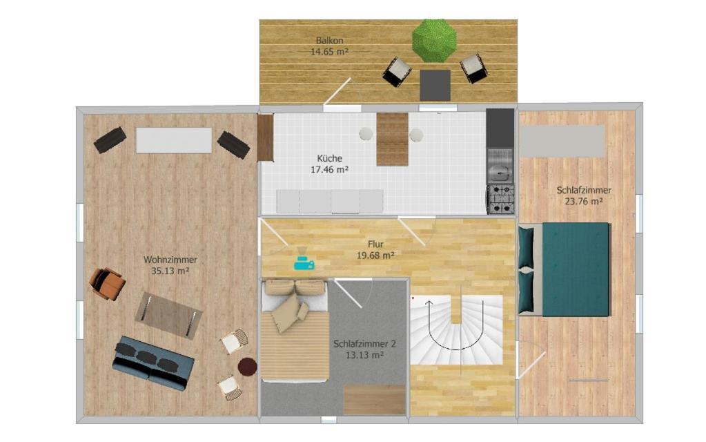 Wildholz Sachsen Apartment Weidenhain Exterior foto